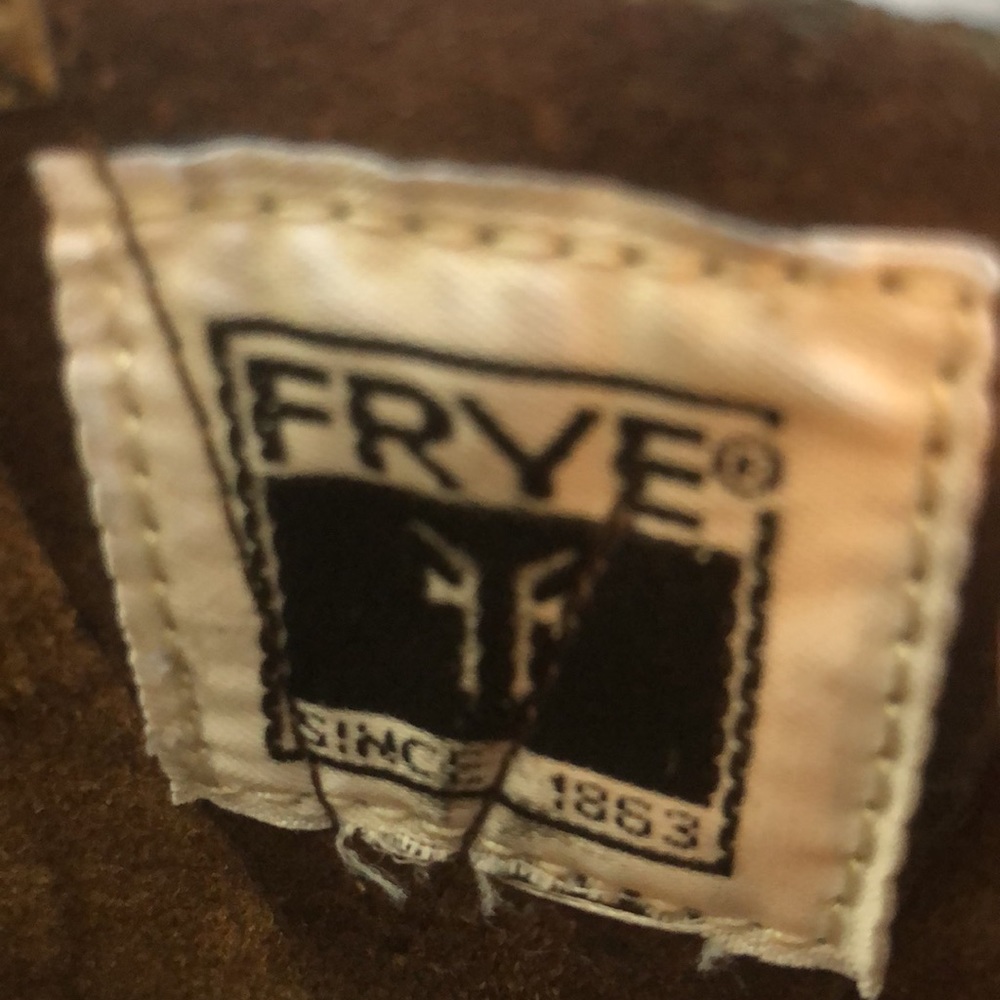 Frye brown women boots distressed leather - Picture 5 of 7